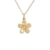 Flower Charm Gold Fill Necklace 