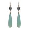 Seafoam Chalcedony Kite Earrings, Earrings - Luna Lili Jewelry 