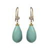 Amazonite Briolette Earrings, Earrings - Luna Lili Jewelry 