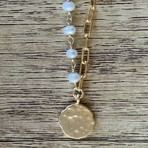 Golden Rutile Necklace and Charm