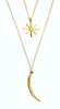 Starburst Charm Necklace, Necklaces - Luna Lili Jewelry 