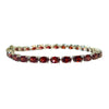 Garnet Tennis Bracelet