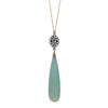 Seafoam Chalcedony Kite Necklace, Necklaces - Luna Lili Jewelry 
