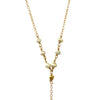 Druzy and Pearl Drop Y Necklace, Necklaces - Luna Lili Jewelry 