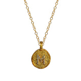 Initial Coin Necklace, Necklaces - Luna Lili Jewelry 