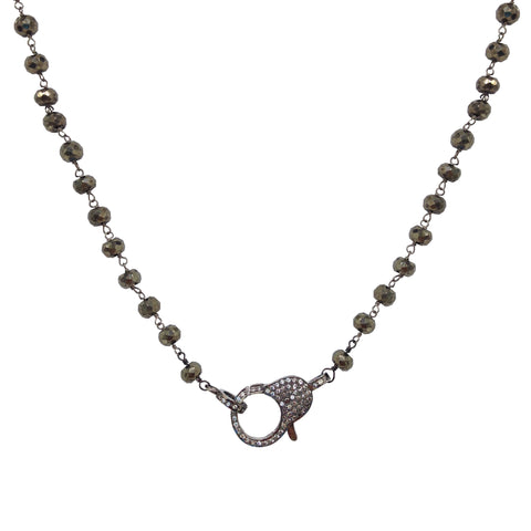 Small Moonstone Starburst Necklace