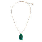 Green Onyx Pendant Bella Pendant, Pendant - Luna Lili Jewelry 